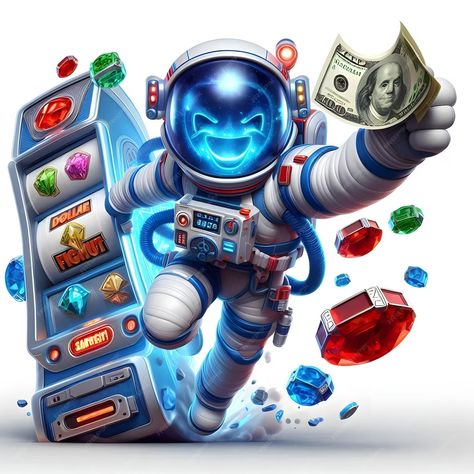 Spaceman slot game character with white plain background | Premium AI-generated image Slot Character Png, Pg Slot, Chinese Slot Game, Pirate Slot Game, Spy Games, Online Casino Slots, White Plains, Plains Background, Slots Games