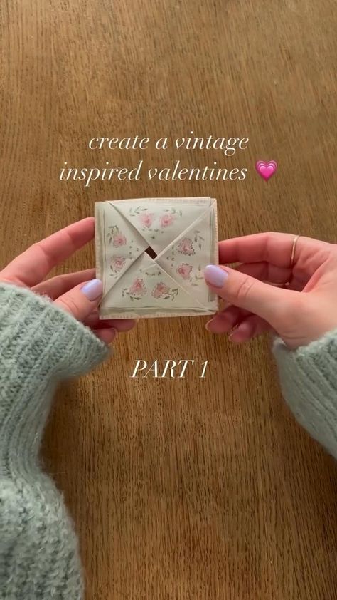 Cute Ways To Fold A Letter, Victorian Envelope, Victorian Love Letters, Victorian Puzzle Purse, Puzzle Purse, Valentines Puzzles, Valentines Envelopes, Letter Folding, Handmade Gifts For Boyfriend