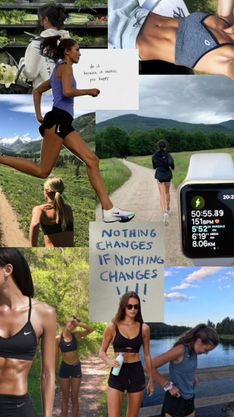 Nothing Changes If Nothing Changes, Running Inspo, Nothing Changes, Fitness Vision Board, Runner Girl, Running Inspiration, Fitness Inspiration Body, Healthy Lifestyle Inspiration, Girl Running