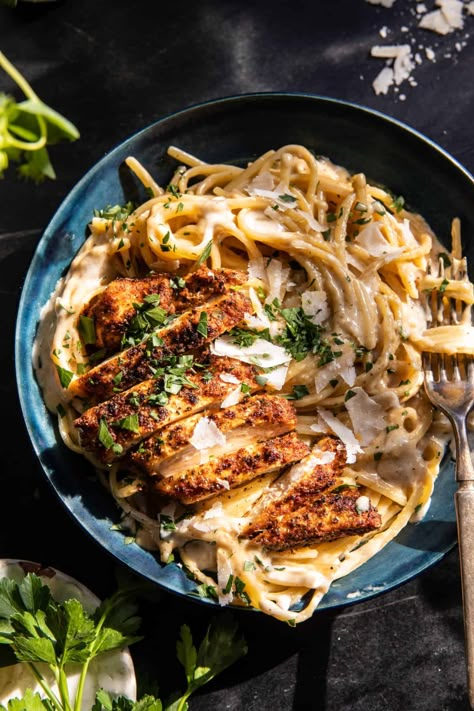 Lemon Pepper Cajun Chicken Fettuccine Alfredo | halfbakedharvest.com Halfbakedharvest Dinners, Late Summer Early Fall Dinner, Spring Meal Ideas Families, Halfbakedharvest Recipes, Cajun Chicken Fettuccine Alfredo, Cajun Chicken Alfredo Recipe, Cajun Chicken Fettuccine, Dinner To Impress, Chicken Alfredo Recipe