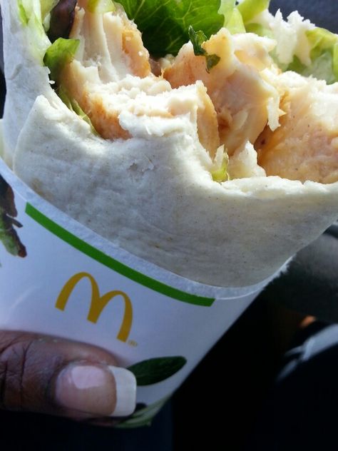 McDonald's McWrap ...Grilled Chicken Sweet Chili Wrap ...yummy and very filling.... Mcdonald’s Wrap, Mcwrap Chicken, Chicken Wrap Mcdonalds, Mcdonalds Wrap, Mcdonalds Calories, Grilled Chicken Wraps, Mcdonalds Chicken, Sweet Chili Chicken, Chili Chicken