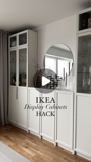 Ikea Billy/oxberg, Ikea Oxberg Billy Bookcases, Buffet Billy Ikea, Ikea Billy Cabinet Hack, Billy Glass Door Bookcase, Ikea Billy Entryway, Billy Bookcase In Kitchen, Ikea Billy Dining Room, Billy Ikea Kitchen