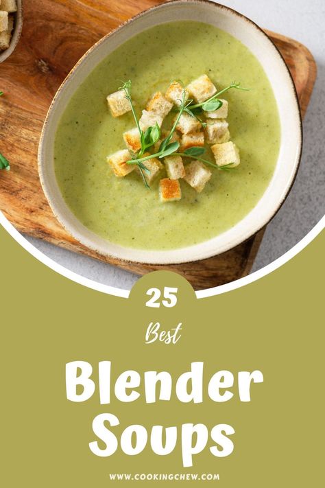 Recipes For Blender, Blender Soup Recipes, Blended Soup Recipes, Vitamix Soup Recipes, Blender Soups, Pizza Soup Recipe, Roasted Carrot Soup, Blender Soup, Best Blender