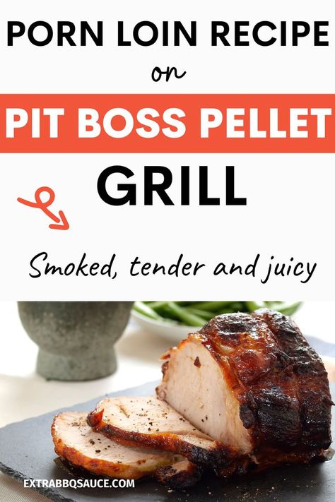 If you like a tender, juicy, smoked pork loin recipe that you can make on your grill then check out this post on how to make a Pork Loin Recipe on Pit Boss Pellet Grill. #porkloinrecipe #porkloinrecipeongrill #Porkloinrecipepelletgrill Pork Loin Smoker Recipes, Grilled Pork Loin Recipes, Pit Boss Pellet Grill Recipes, Smoked Pork Loin Recipes, Bbq Pork Loin, Pit Boss Pellet Grill, Pellet Smoker Recipes, Grilled Pork Loin, Pork Loin Recipe