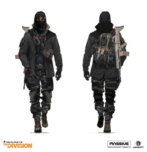 ArtStation - Tom Clancy's The Division, Tom Garden The Division Cosplay, Scout Outfit, Apocalypse Character, Tom Clancy The Division, Outfit Art, Division 2, Apocalypse Art, Future Soldier, Combat Gear