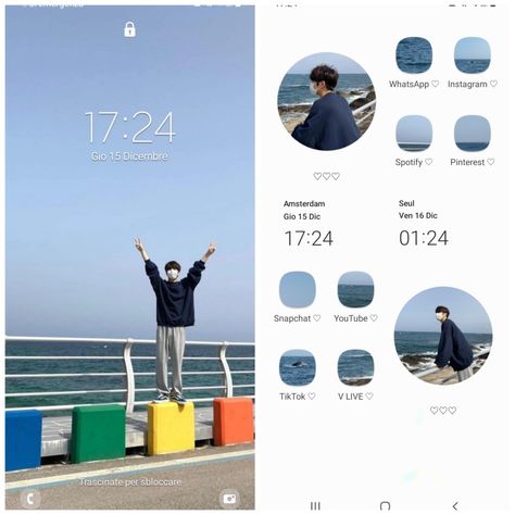 Seungmin Homescreen Layout, Seungmin Phone Layout, Seungmin Homescreen, Skz Phone Layout, Lockscreen Layout, Phone Organisation, Background Phone, Phone Inspo, Phone Layout