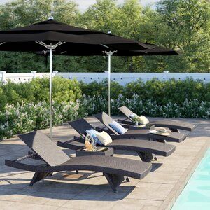 Sol 72 Outdoor™ Merlyn 11 Piece Sectional Seating Group with Cushions & Reviews | Wayfair Wicker Lounge Chair, Beachfront Decor, Wicker Chaise Lounge, Patio Chaise Lounge, Patio Chaise, Pool Furniture, Outdoor Chaise, Outdoor Chaise Lounge, Outdoor Wicker