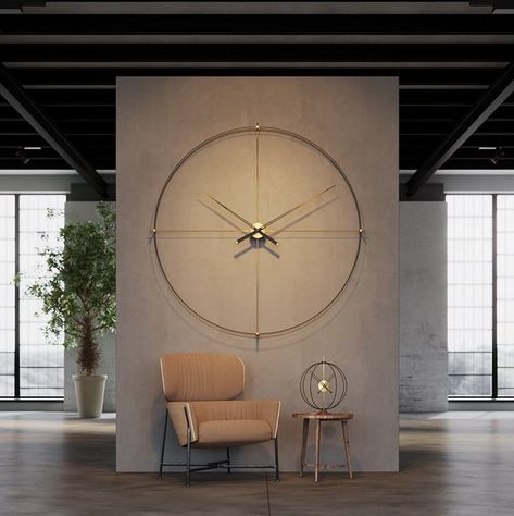 Wall Clock Decor Living Room, Large Wall Clock Decor, Office Wall Clock, Oversized Clocks, Big Wall Clocks, Big Clock, Large Wall Clock Modern, Minimalist Clocks, Wall Clocks Living Room