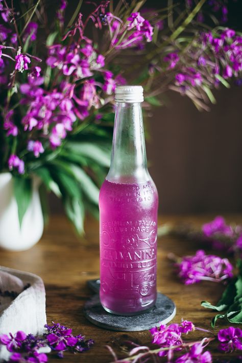 Fireweed Syrup - Nordic Foraging - The Adagio Blog Fireweed Syrup, Fireweed Jelly, Foraged Recipes, Flowers Recipes, Homesteading Recipes, Edible Gardening, Wild Food Foraging, Foraging Recipes, Foraged Food