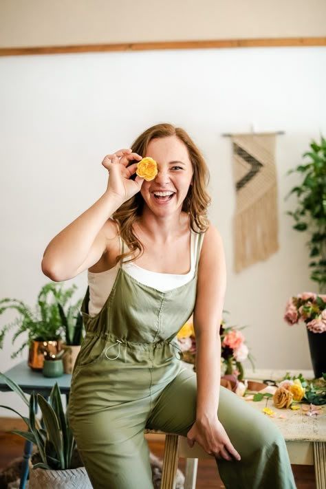 Working with Katie and her floral studio was a DREAM! It was on my branding shoot bucket list for a while, so when we were able to team up, I was pumped. Katie owns Indigo Row Floral Design, which provides the services of florals, rentals, and event planning. Katie has taken on the business world Floral Photo Shoots, Florist Brand, Floral Branding, Summer Happiness, Personal Branding Photography, Brand Photography Inspiration, Flower Branding, Business Photoshoot, Branding Photoshoot Inspiration