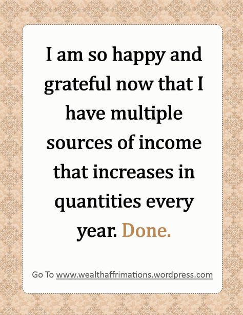 Multiple Source Of Income, Multiple Streams Of Income Affirmations, Multiple Streams Of Income Vision Board, Multiple Sources Of Income Aesthetic, Multiple Streams Of Income Aesthetic, Income Affirmations, Income Manifestation, 2024 Success, Multiple Sources Of Income