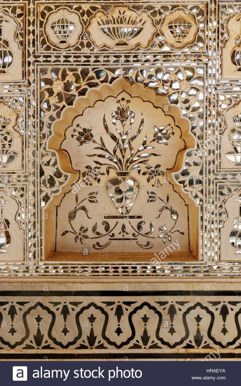 Sheesh Mahal Jaipur, Amber Fort Jaipur, Sheesh Mahal, Amber Fort, Moroccan Inspiration, India Architecture, House Wall Design, Ancient Indian Architecture, 3d Printing Business