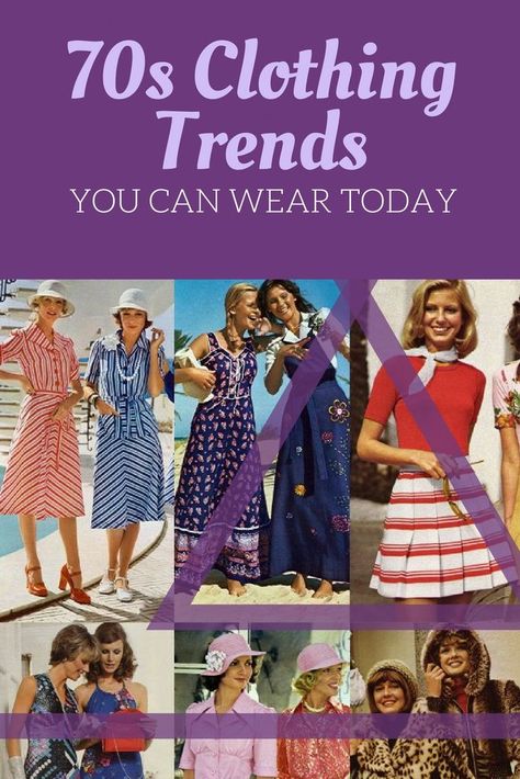 That’s not to say every single ‘70s trend is on point with  21st century mainstream fashion. The ‘70s ‘punk, ‘70s disco and ‘70s flower  child styles are too extreme to be worn on the everyday. It’s best to channel elements  of these quintessential ‘70s styles than it is to duplicate the look to a tee —  unless you want to look like you’re wearing a costume! 1970 To 1980 Fashion, Women In The 70s Fashion, 1970s Fashion Disco Outfits Vintage 70s, Outfits From The 70s 1970s Street Styles, 1970 Style Woman, 70s Outfits Women Dress, The 70’s, Fancy 70s Outfit, What To Wear To A 70s Themed Party