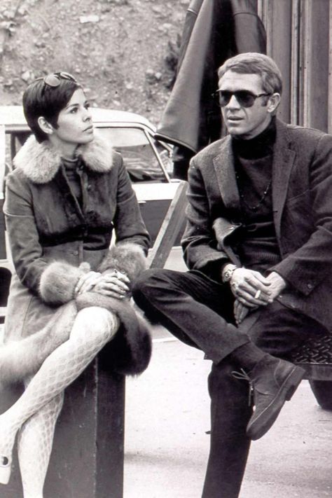 Actor Steve Mcqueen, Steve Mcqueen Style, Steven Mcqueen, Jacqueline Bisset, Most Stylish Men, Steve Mc, Best Dressed Man, Hollywood Legends, Steve Mcqueen