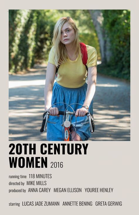 20th Century Women (2016) - [made by me] Anne Movie, 20th Century Women, Movies To Watch Teenagers, New Movies To Watch, Girly Movies, Best Movie Posters, Drama Tv Shows, Great Movies To Watch, Netflix Documentaries