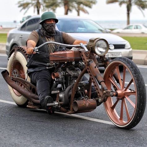 Rat Rod Motorcycle, Zombie Survival Vehicle, Rat Bikes, Steampunk Vehicle, Rat Rod Bike, Container Pool, Rat Bike, Rat Rods Truck, Bobber Chopper