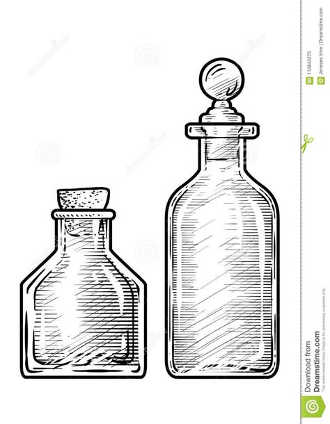 Potion, Medicine Bottle Illustration, Drawing, Engraving, Ink, Line Art, VectorPotion, Medicine Bottle Illustration, Drawing, Engr Stock Vector - Illustration of monochrome, etching: 112845275 Bottle Art Drawing, Potion Vial Drawing, Medicine Bottle Drawing, Prescription Bottle Drawing, Potion Drawing Bottle, Bottle Illustration, Potion Bottles Drawing, Apothecary Sketch, Potion Bottle Line Art