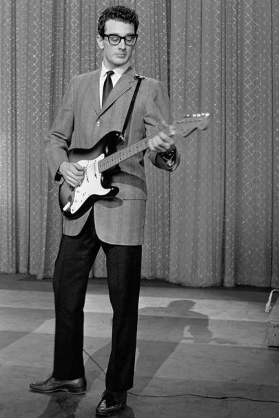 From Elvis Presley to Gene Kelly, get serious suit envy from the best-dressed men of the decade 1950s Rock And Roll, Ritchie Valens, Ed Sullivan Show, Best Guitar Players, Most Stylish Men, The Ed Sullivan Show, Gene Kelly, Oldies Music, Buddy Holly