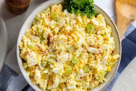 Low Sodium Egg Salad, Low Sodium Salad Recipes, Low Sodium Salads, Low Fat Egg Salad, Low Calorie Egg Salad, Egg Salad Without Mayo, Salad Calories, Egg Salad Recipe Easy, Keto Egg Salad