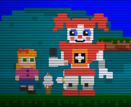 (1) Home / Twitter Unfortunate Events, Circus Baby, 8 Bit, Circus, Pixel Art, Video Game, Image Search, Twitter, Art