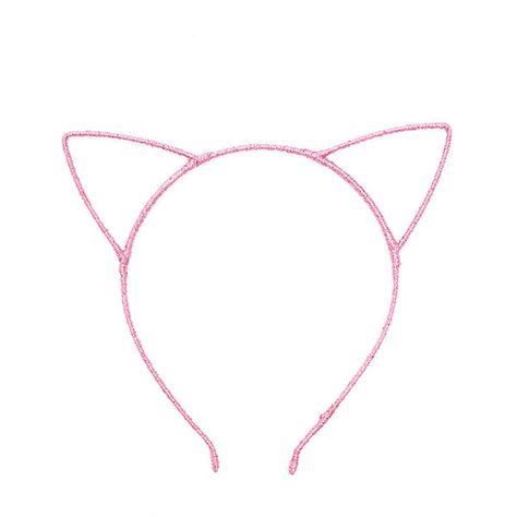 PINK Me-Ow Glittery Cat Ear Headband ($4.44) ❤ liked on Polyvore featuring accessories, hair accessories, pink, wire wrap headband, cat ears headband, head wrap hair accessories, head wrap headband and wrap headbands Pink Cat Ears, Hair Accessories Pink, Sparkly Hair Accessories, Pink Hair Accessories, Cat Headband, Cat Ear Headband, Alice In Wonderland Costume, Wrap Headband, Cat Ears Headband