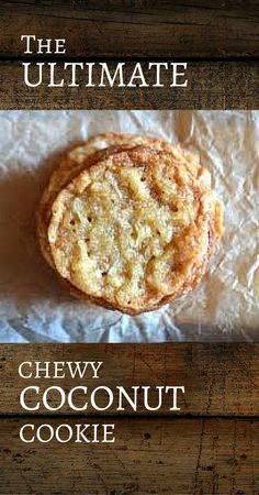 Chewy Coconut Cookies, Coconut Cookie, Coconut Cookies Recipes, Coconut Cookies, Coconut Recipes, Crumpets, C Is For Cookie, Recipes Cookies, Yummy Sweets