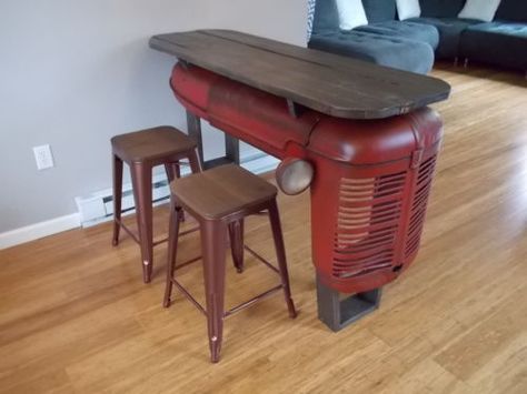 Tailgate Bench, Tailgate Table, Lata Vintage, Old Tractor, Man Cave Home Bar, Pub Table Sets, Man Cave Bar, Man Cave Garage, Pub Table