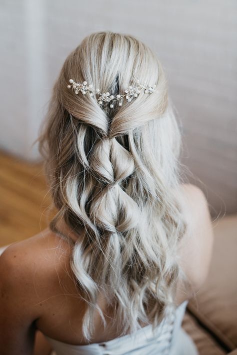 Bohemian bridal hair