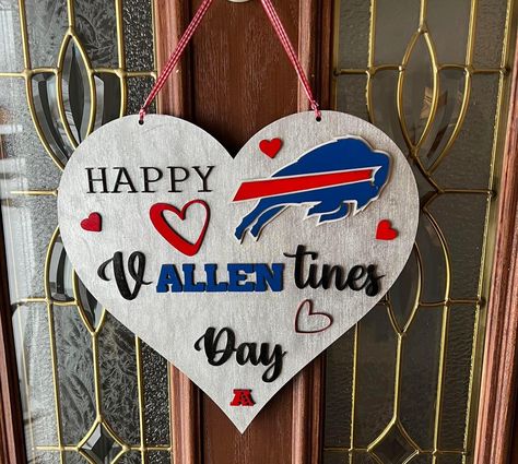 Buffalo Bills Decorations, Buffalo Bills Ornament, Buffalo Bills Sayings, Buffalo Bills Decor, Buffalo Bills Diy, Buffalo Bills Crafts, Nfl Wreaths, Buffalo Bills Apparel, Buffalo Bills Baby