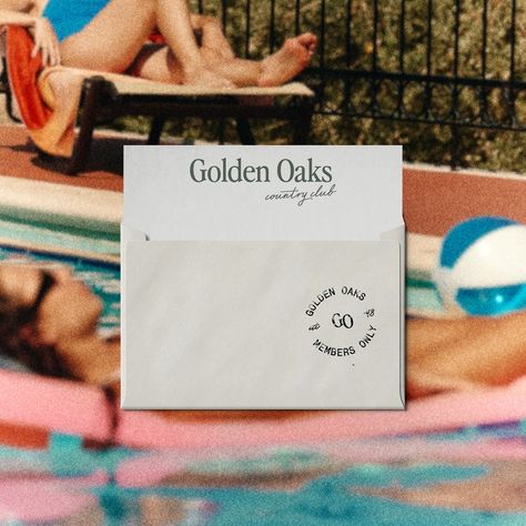 GOLDEN OAKS - a country club where excellence meets tranquility. I’ve been having a tougher time than usual nailing down color palettes! I knew I wanted a shade of green but also wanted some less traditional colors that could still evoke a sense of exclusivity and calm 🧘 also love a chance to use the perfectly nineties typeface by @jenwagner.co ✨ Hope you enjoy! Brief by @thebriefassociation @themondayagency #tbagoldenoaks #Branding #graphicdesign #adobeillustrator #typography #designcomm... Web Design Studio, Passion Project, Tough Times, Creative Logo, Brand Design, Country Club, Visual Identity, Love A, Color Palettes