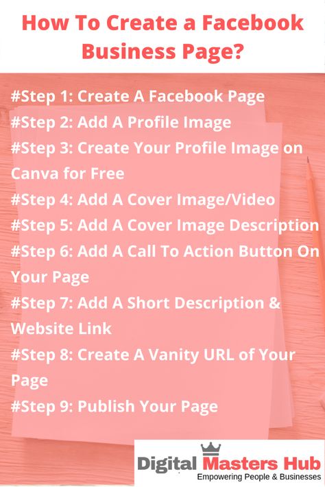 How to Create a Facebook Business Page Step By Step Guide.  This article with embedded video is a thorough guide to creating a Facebook Business Page with basic optimization.   The guide helps you to optimize your page for search engines. And guide how to use the keywords appropriately for your page.    The video also shows how you can create images for social media for free. Facebook Business Account, Using Facebook For Business, Business Facebook Page, Facebook Business Page, Building Business, Saving Strategies, Facebook Quotes, Learn Photoshop, Business Page