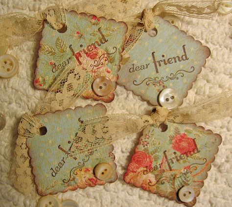 Artist Trading Card, Kindred Spirit, Sweet Paper, Tag Ideas, Embellishment Diy, Scrapbook Tag, Candy Cards, Colour Combo, Vintage Junk Journal