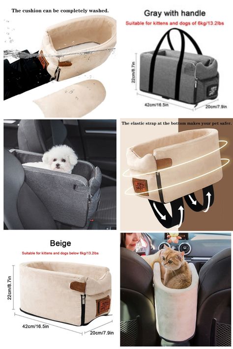 Pet Car Accessories, Dog Car Booster Seat, Dog Clothes Patterns Sewing, Dog Car Accessories, Dog Sewing Patterns, Dog Accesories, Pet Strollers, Cat House Diy, Pet Resort