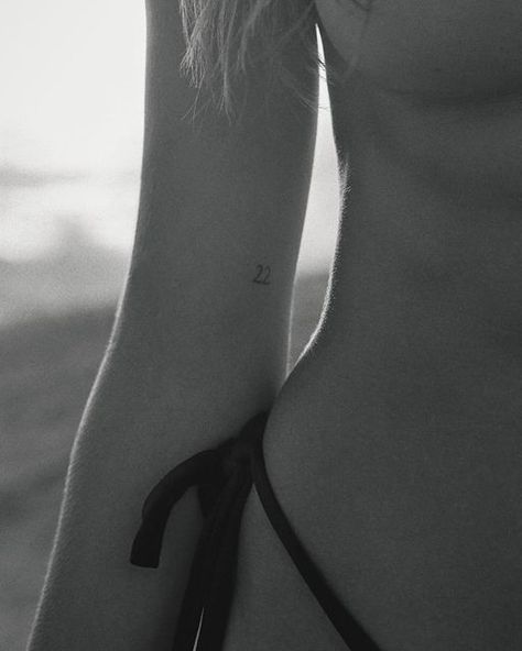 27 Tattoo, Number Tattoo Fonts, 22 Tattoo, Direction In Life, Kylie Francis, Small Quote Tattoos, Number Tattoos, Special Tattoos, Tasteful Tattoos