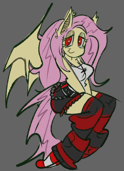 Goth Fluttershy, Mlp Anthro, Mlp Hairstyles, My Lil Pony, Mlp Fan Art, Swag Art, My Little Pony Drawing, Mlp Pony, My Little Pony Pictures