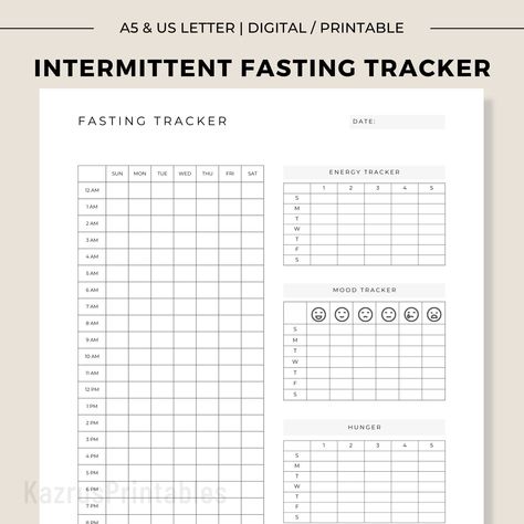 Track your intermittent fasting progress with this simple and easy-to-use log template. Includes a space to record your fasting window, food intake, and Intermittent Fasting Printable, Fitness Planner Printable Free, Workout Log Printable, Fasting Tracker, Workout Logs, Weekly Fitness Planner, Tracking Template, Fitness Planner Free, Printable Habit Tracker