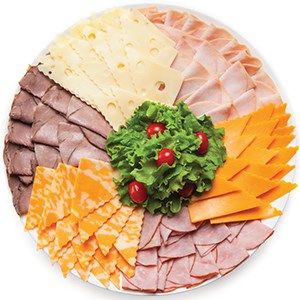 Hors D'oeuveres, Salads & Sides | Hy-Vee Aisles Online Grocery Shopping Deli Meat Platter, Shrimp Platter, Deli Platters, Deli Tray, Dressing Healthy, Meat And Cheese Tray, Graduation Food, Meat Trays, Bbq Turkey