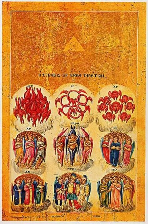 Christian Mythology, Order Of Angels, Angel Hierarchy, Seven Archangels, Saint Thomas Aquinas, Greek Icons, Thomas Aquinas, Supernatural Beings, Ancient Origins