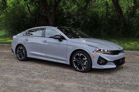 First Drive: The 2021 Kia K5 Combines Sleek Styling With A Sportier Driving Experience | Carscoops K5 Kia 2021, Kia Sedan Cars, Kia 5gt Line, Kia K5 Gt Line 2023 Wolf Grey, Kia Sports Car, Grey Kia K5, Kia K5 Gt Line 2023, 2021 Kia K5 Gt Line, Kia Gt K5