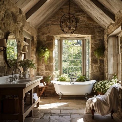 Country Cottage Living from m.facebook.com French Country Interior, Country Cottage Living, Sandberg Wallpaper, Country House Interior, Cottage Exterior, Cottage Bathroom, Cottage Interior, Country Interior, Countryside House