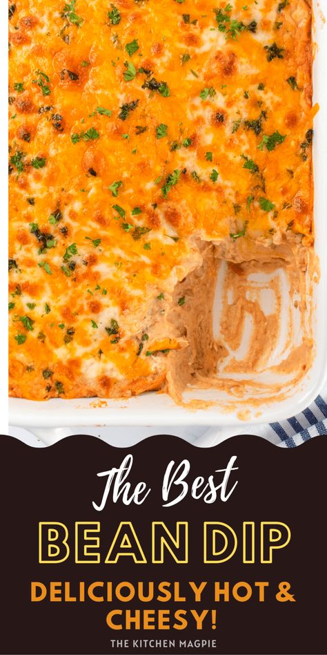 Spicy Bean Dip, Best Bean Dip, Easy Bean Dip, Delicious Dips Recipes, Mini Bites, Budget Recipes, Appetizer Ideas, Summer Meals, Best Beans