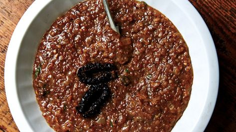 Rye Porridge with Morels Recipe | Bon Appetit Rye Recipes, Barley Porridge, Morel Recipes, Buckwheat Salad, Cold Sesame Noodles, Rye Berries, Buckwheat Recipes, Morel Mushrooms, Vegetarian Entrees