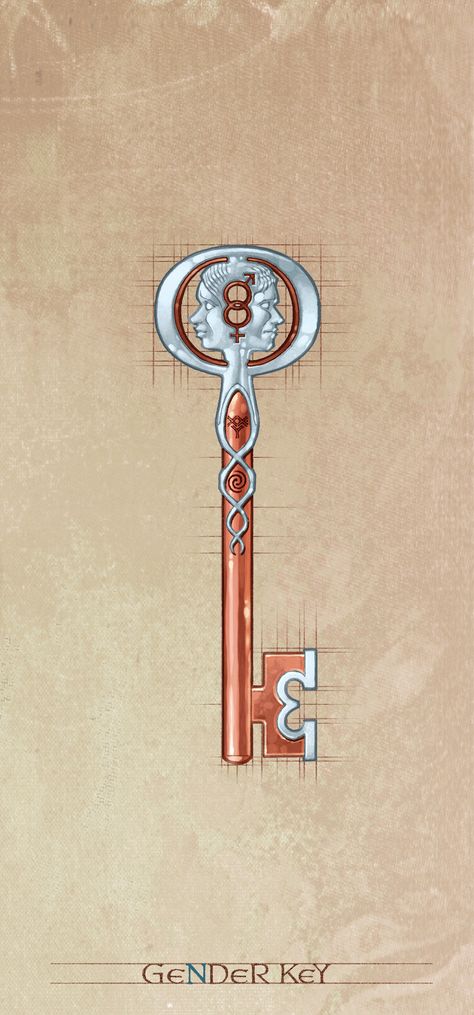 Fantasy Key Art, Fantasy Key, Key Tattoo Designs, Key Drawings, Key Tattoo, Head Games, Props Art, Skeleton Keys, Harry Potter Drawings