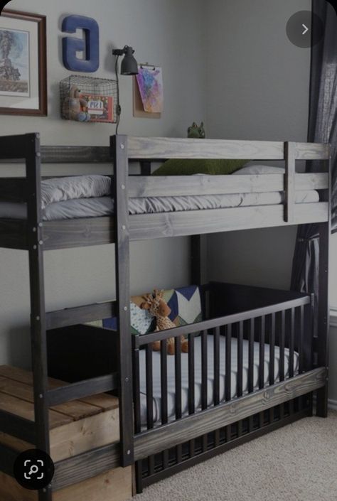 Bunk Bed Ideas Diy, Bunk Bed Crib, Ikea Bunk Bed, Guest Bedroom Remodel, Murphy Bed Ikea, Bunk Beds With Stairs, Bunk Bed Designs, Space Bedding