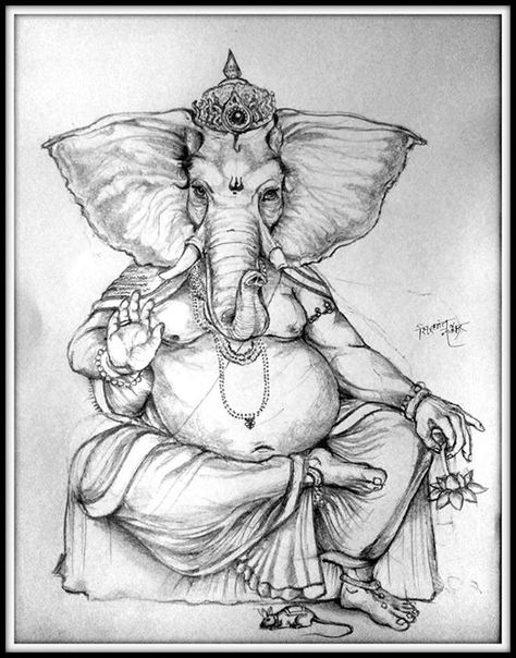 Lord ganesha realistic sketch which i tried to make . hope you all like it Ganapati Images, Lord Ganesha Drawing, Ganesh Drawing, Ganesha Sketch, Canvas Art Painting Acrylic, Ganesha Drawing, Ganesh Art Paintings, Shiva Tattoo Design, Realistic Sketch