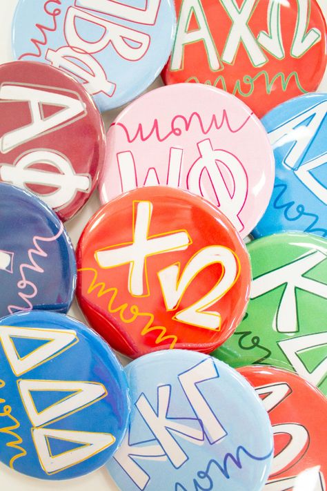 Get your mom in on the gameday spirit with our Classic Sorority Dad Gameday Button! Show off your sorority pride with this fun and stylish button. Perfect for any gameday event, this button is a must-have for any proud sorority mom. Size: 2.5" Sorority Baskets, Sorority Graduation Gifts, Gameday Buttons, Sorority Buttons, Sorority Family, Alpha Alpha, Kappa Delta Sorority, Kappa Sigma, Big Little Basket