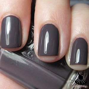 Essie Smokin Hot...dark purple tinged charcoal grey creme...my favorite nail polish color EVER. not enough salons have this! Grey Nail, Gray Nails, Nail Care Tips, Essie Nail Polish, Dark Nails, Essie Nail, Nail It, Manicure E Pedicure, Nail Polish Colors