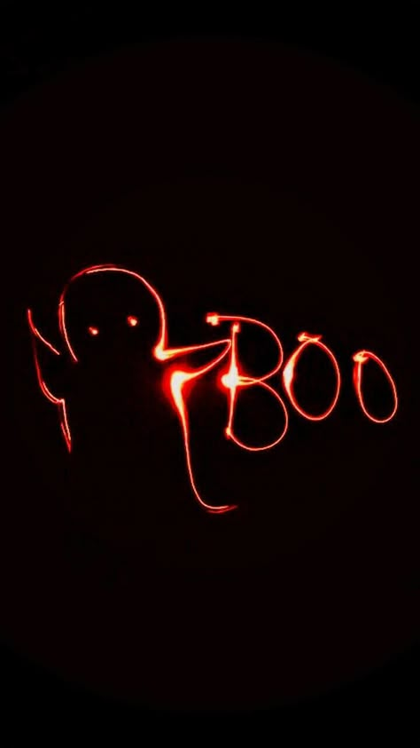 👻BOO!🎃 Neon Halloween Wallpaper, Boo Wallpaper Halloween, Boo Wallpaper, Neon Halloween, Halloween Wallpaper Backgrounds, Halloween Wallpaper Cute, Red Neon, Halloween Express, Cute Fall Wallpaper