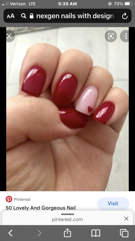 Deep Red Nails, Fake Nails White, Kutek Disney, Dark Red Nails, Wine Nails, Christmas Gel, February Nails, Red Acrylic Nails, Nagel Tips