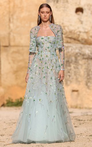 Women's Georges Hobeika Spring Summer 2024 Collection | Moda Operandi Tulle Jacket, Tulle Maxi Dress, Georges Hobeika, Spring 2024, Fancy Dresses, Dream Dress, Couture Fashion, Moda Operandi, Runway Fashion